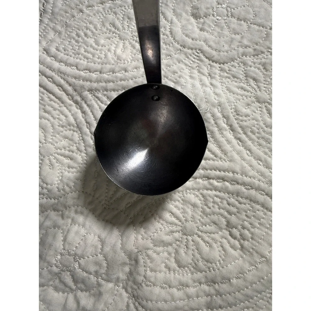 Stanhome Stainless Steel Soup Ladle Silver Brown Vintage  MCM Made in USA